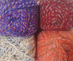 NUOVO 100 g Ayda Imaj filato morbido colore a scelta lana berretto multicolore - Foto 1 di 5