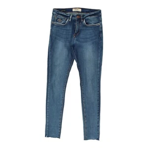 Jeans ajustados clásicos azules Diesel para mujer | Pantalones de mezclilla ajustados informales vintage de colección - Imagen 1 de 3
