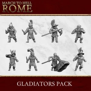 Roman Gladiators & Allies 15mm & 28mm Miniaturas para Tabletop & Wargaming - Imagen 1 de 41