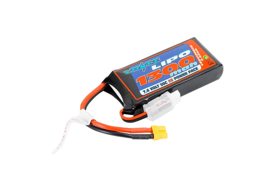 Voltz VZ0413002S 1300mAh 2s 7.4v 30C LiPo Battery - Image 1 of 1