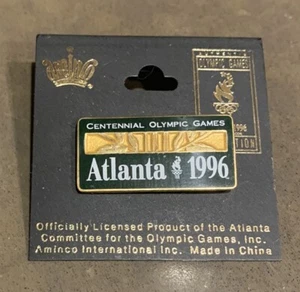 Spilla Ufficiale Olimpiadi Atlanta 1996 Nuova Su Cartoncino Mai Indossata - Foto 1 di 3