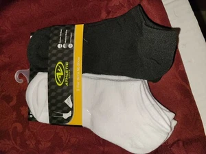 ATHLETIC WORKS GIRLS NO SHOW SOCKS 6 PACK NEW SIZE L 4-10 FREE SHIP BG228 - Picture 1 of 6