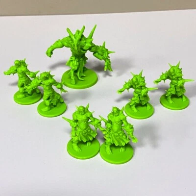 7pcs Tainted Walkers & Abominations Zombicide Friends & Foes Board Game Minis - Image 1 of 4
