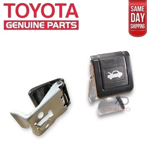 NEW 91 - 95 TOYOTA PREVIA HOOD LOCK CABLE RELEASE HANDLE LEVER OEM - Picture 1 of 3
