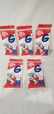 Dirt Devil Genuine Authentic Type G Bag (5) 3 Pack (V1) - Image 1 of 4
