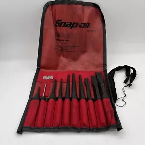 Snap On Tools 11 Piece Punch and Chisel Set with Storage Pouch PPC710BK - Foto 1 di 8