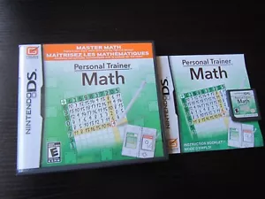 Nintendo DS: Personal Trainer Math complete in case and tested - Picture 1 of 1