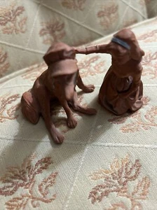John Imhoff USA Homestead Life Terracotta Golden Retriever & Little Girl - Picture 1 of 11