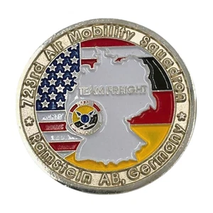 Vintage 123rd Air Mobility Squadron Special Handling Pin - Unique Military Colle - Picture 1 of 3