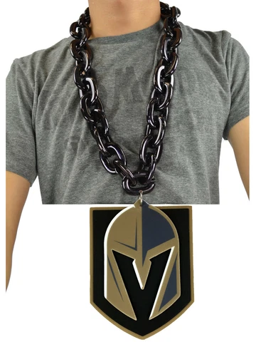 New NHL Las Vegas Golden Knights Fan Chain Necklace Foam Cover