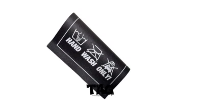 KILLALLCHROME ETICHETTA LA TUA AUTO - ETICHETTE PICCOLE NERE CON CARATTERE BIANCO - SOLO LAVAGGIO A MANO - ETICHETTA