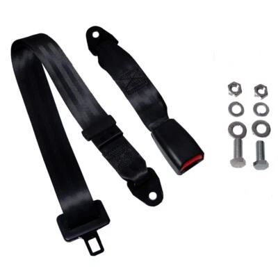 Sicherheitsgurt E4 Beckengurt 2 Punkt Statik 1300mm Stapler Bus LKW Auto Pkw   - Bild 1 von 4