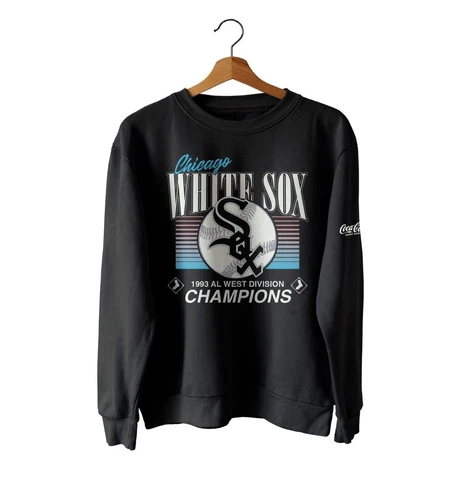 XL Chicago White Sox 1993 A.L. West Division Champs Crewneck Sweatshirt SGA 4/15 Cover