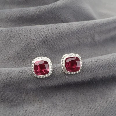 Pink Tourmaline Gemstone 925 Sterling Silver Earring Handmade jewelry Earring - Image 1 of 3