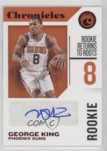 2018-19 Panini Chronicles Signatures Red George King #RC-GKG Rookie Auto RC