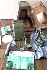 Kern Aarau Swiss DKM2 Theodolite With Case & attachments Surveyors Transit - Picture 1 of 24