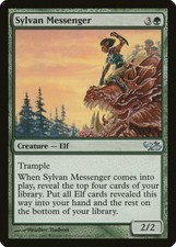 Sylvan Messenger Elves vs. Goblins NM Green Uncommon MAGIC MTG CARD ABUGames