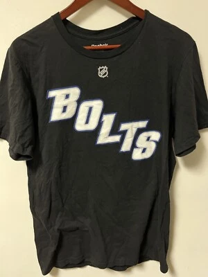 Tampa Bay Lightning NHL #9 Tyler Johnson Reebok Men's Graphic T-Shirt Size M - Image 1 of 4