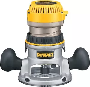 Dewalt DW618 2-1/4 HP Electronic Variable Speed Fixed Base & Plunge Router Kit - Picture 1 of 4
