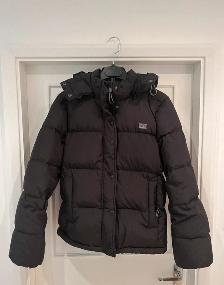 Chaqueta corta acolchada Levi's Quinn naranja talla S del Reino Unido - nueva con etiquetas Foto 1 de 4