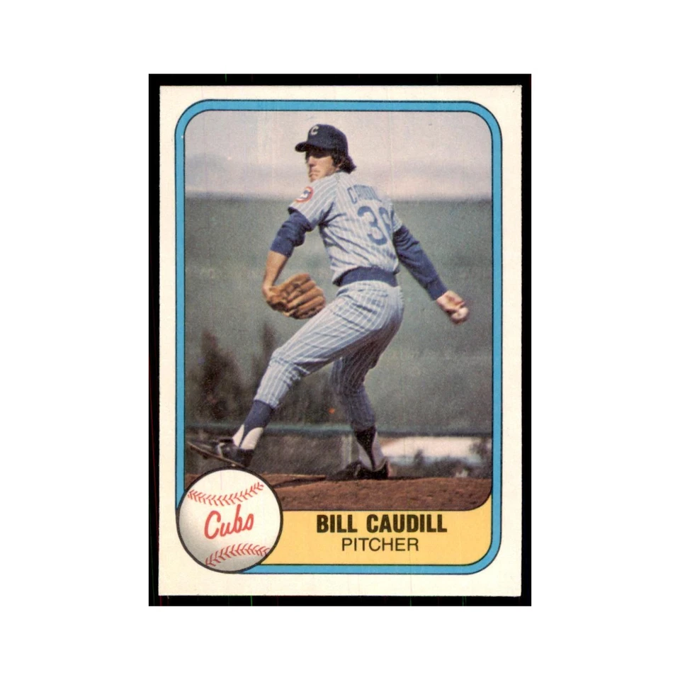1981 Fleer Bill Caudill Baseball Cards #306 - Image 1 of 3