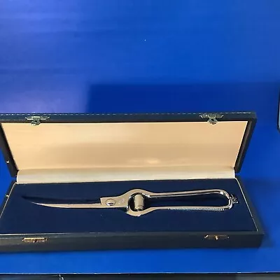 Vintage Portland Cutlery Kitchen Sheers/scissors locking mundial brazil In Case - Image 1 of 4