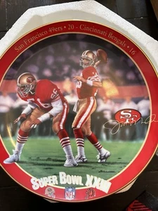 Vintage 1994 Joe Montana: King Of Comebacks The Bradford Exchange Numbered Plate - Picture 1 of 3