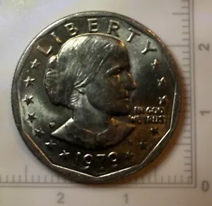 1979 P Susan B Anthony Dollar Die Clash & Extreme Die Wear Error Coin - Picture 1 of 15
