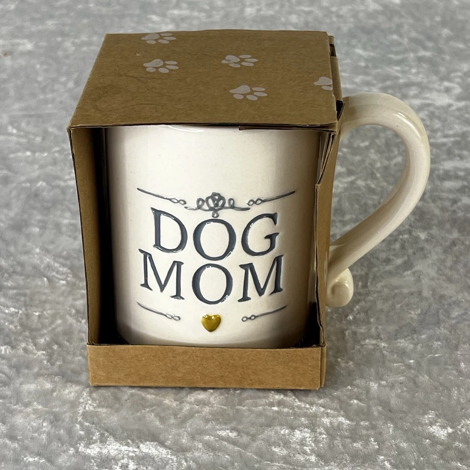Taza de cerámica de café/té Grasslands Road 'Dog Mom' - 14 oz. - Nuevo Foto 1 de 4