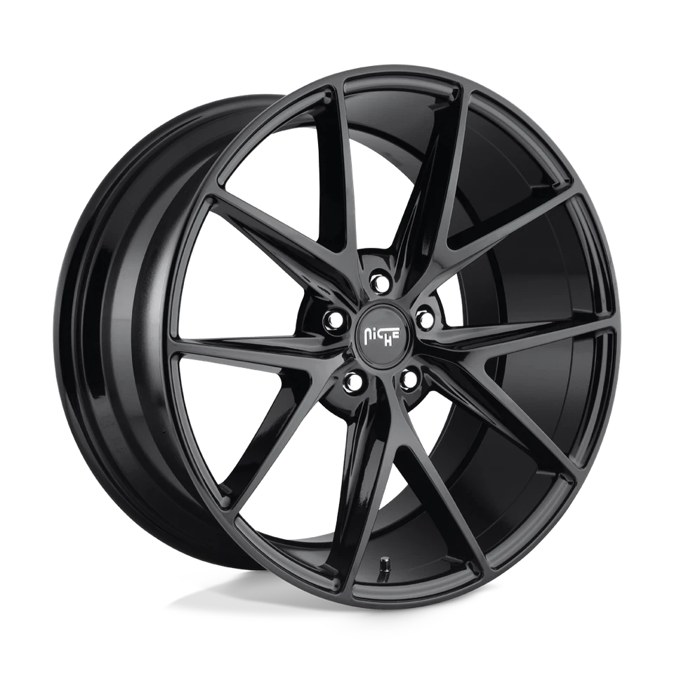 Rueda 20x9 Nicho M119 MISANO NEGRO BRILLANTE 5x4,5 (35 mm) Foto 1 de 4