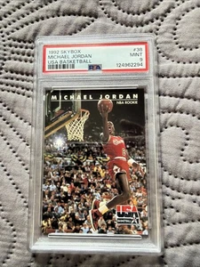 Skybox 1992 EE. UU. - Michael Jordan #38 PSA 9 como nuevo raro - Imagen 1 de 2