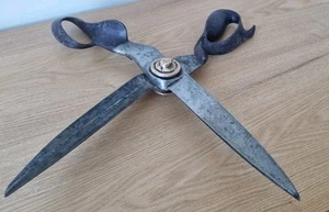 Antique 15 " Heinisch Inventor Newark N.J. USA, Tailors Shears Scissors. - Picture 1 of 11