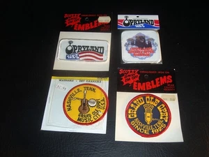 1980s Nashville Grand Ole Opry and Opryland Patches, Unused, 4 Different - Picture 1 of 1
