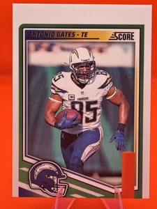 Antonio Gates 2025 Panini Score #193 Los Angeles Chargers RARE MISCUT FREE SHIP! - Picture 1 of 14