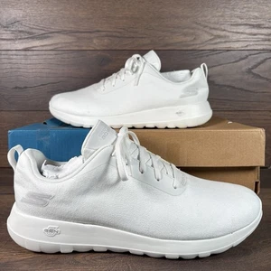 Skechers GO WALK MAX-IMPACT Men’s Trainers White - Size UK 11 (EUR 45.5) - Picture 1 of 10