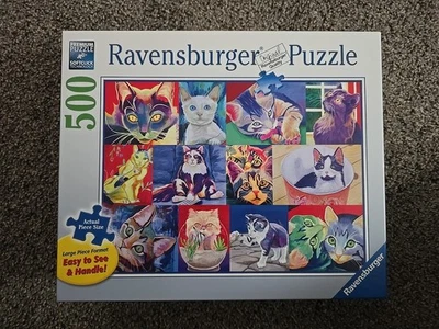Rompecabezas Ravensburger 500 piezas HELLO KITTY KAT Foto 1 de 4
