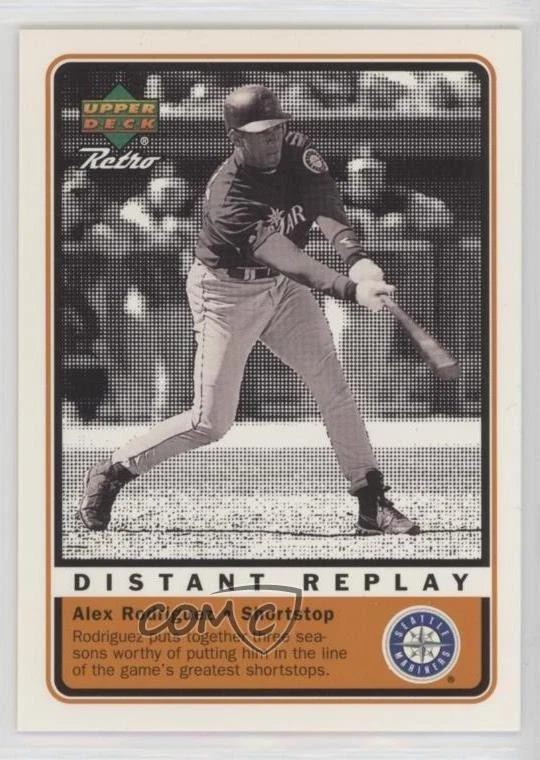 1999 Upper Deck Retro Distant Replay Alex Rodriguez #D7 - Image 1 of 2