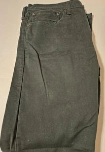 Levi’s 502 Regular Taper Jeans Mens 34 x 32 Green Denim Stretch - Picture 1 of 7