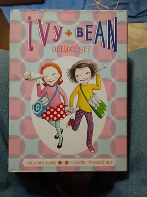 Ivy + Bean Deluxe Boxed Set Books 1-10 + Secret Treasure Box. Great Condition  - Image 1 of 4