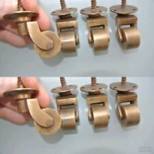 8 screw castor chair table wheel solid brass 1.3/4 "high castors old style lookB