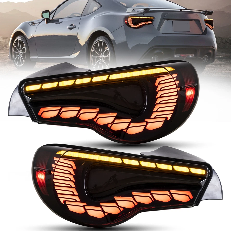 Luces traseras LED ahumadas VLAND para Toyota 86 2012-2020 Subaru BRZ y Scion FR-S Foto 1 de 4