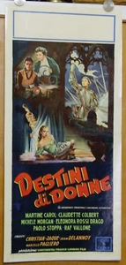locandina film DESTINI DI DONNE Martine Carol Claudette Cobert M.Morgan 1954 - Picture 1 of 2