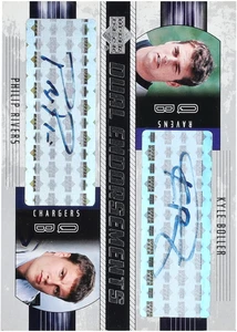 Signed Philip Rivers Chargers Football Slabbed Rookie Card - Picture 1 of 3