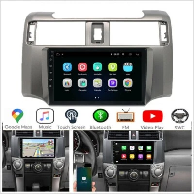 For 2009-2019 Toyota 4Runner Apple Carplay Radio Android 13 GPS NAV WIFI +Camera — 第 1/4 张图片