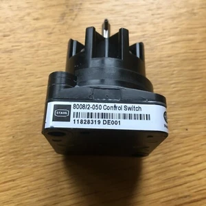 Interruptor de control de acero 8008/2-050, 80082050, genuino, NUEVO - Imagen 1 de 12