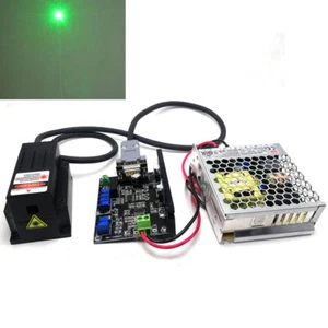 520nm±5nm 500mw 0,5W grün Laserdiodenmodul + TTL/Analog + TEC + Netzteil - Bild 1 von 9