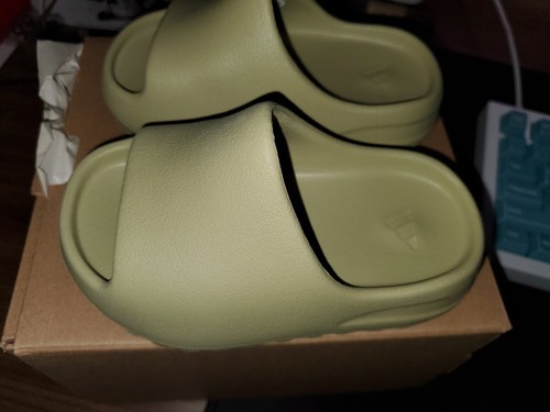 Adidas Yeezy Slide resina prescolare bambini taglia 8K nuovo FZ5903 bambini piccoli gioventù PS