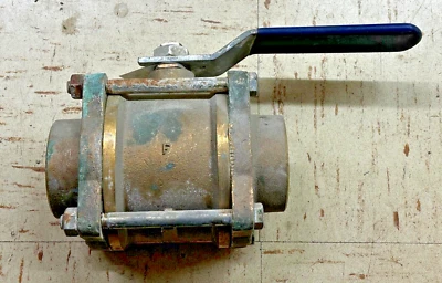 2 1/2" Nibco 595-Y-66 Sweat Brass Ball Valve 3 piece 600 WOG - Image 1 of 4