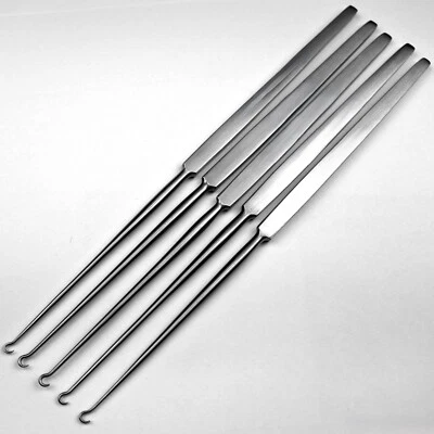 5x Gillies retractors Large skin hook surgical instruments Dermatology Dermal - Image 1 of 4