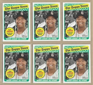 Lot of (6) 2018 Topps Heritage MINORS ELOY JIMENEZ All-Star #186 Barons - Bild 1 von 1